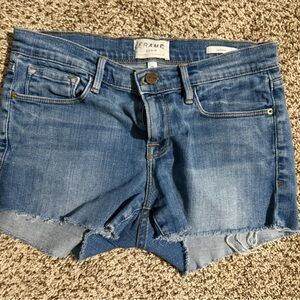 Frame Denim Blue Jean Shorts